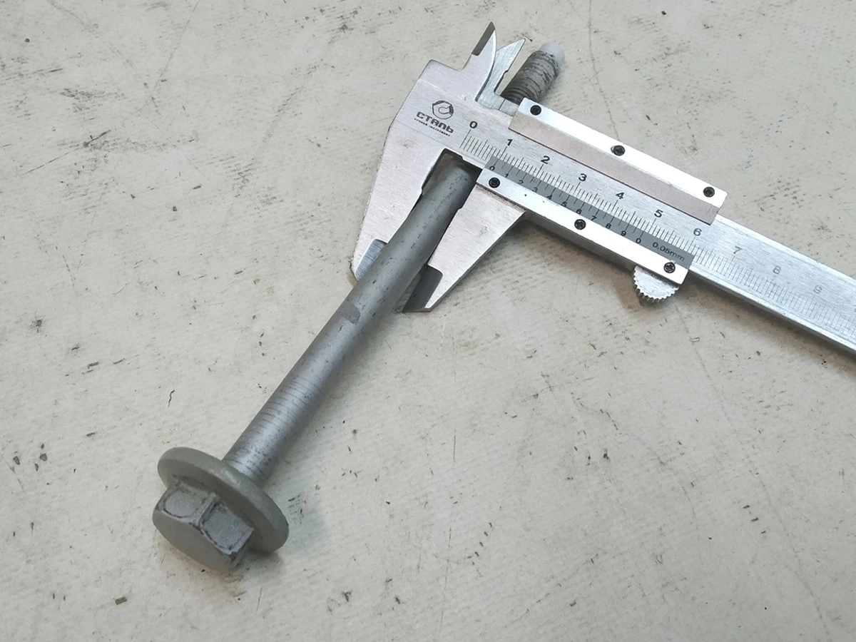 6 Болт лонжерона BOLT,HF,M10-1.5X157,[149],G0110,PC Tesla Model 3, Model 3 Jan 2024, Model Y 1552976-00-A