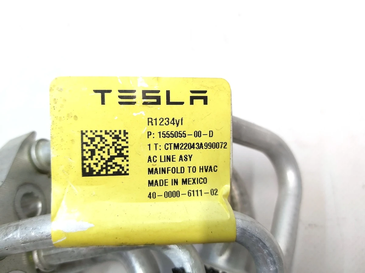 1 Трубопровід системи кондиціювання у зборі від Supermanifold Tesla Tesla Model 3, Model 3 Jan 2024, Model Y, Model Y Feb 2025 1547595-00-E 1502022-00-E