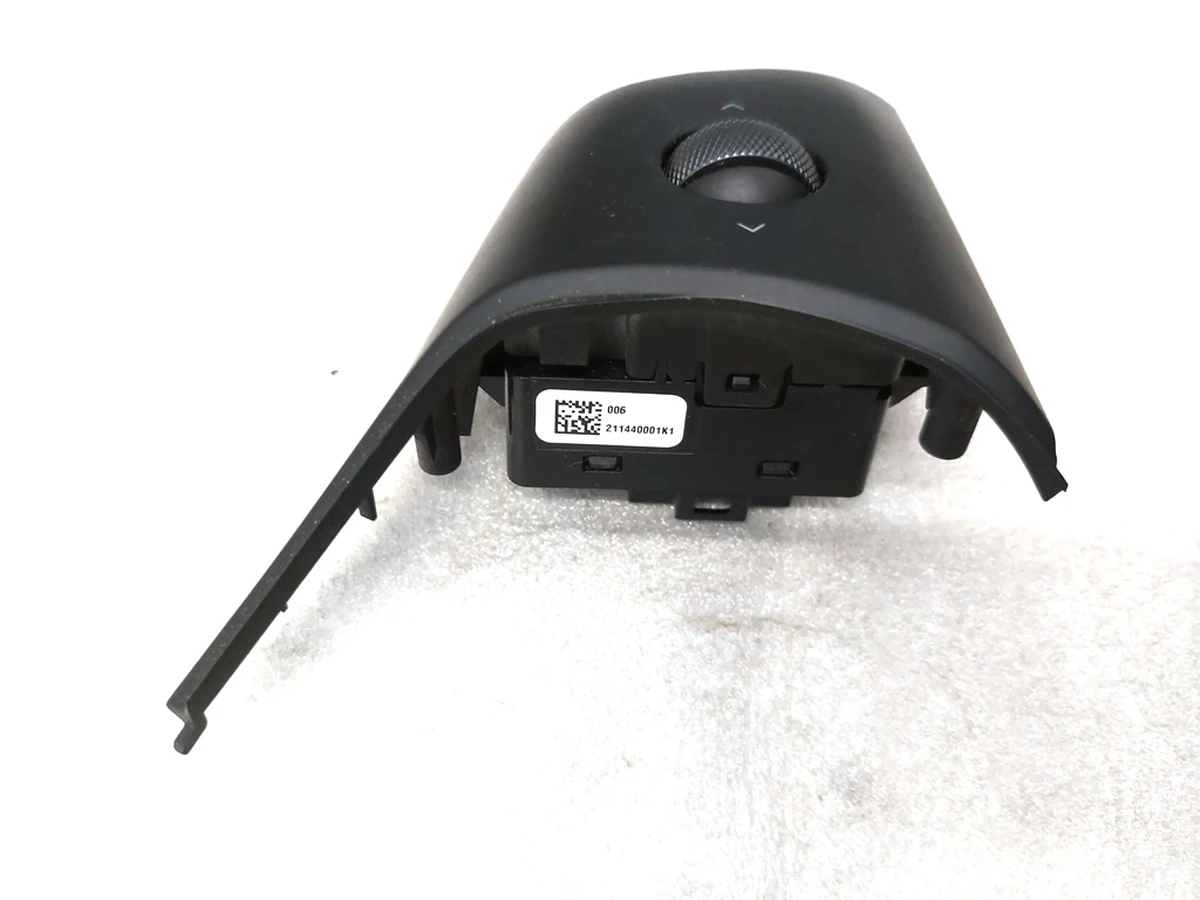 6 STEERING WHEEL SWITCH - RIGHT HAND - MATTE ALUMINUM Tesla Model 3, Model Y 1583976-00-A