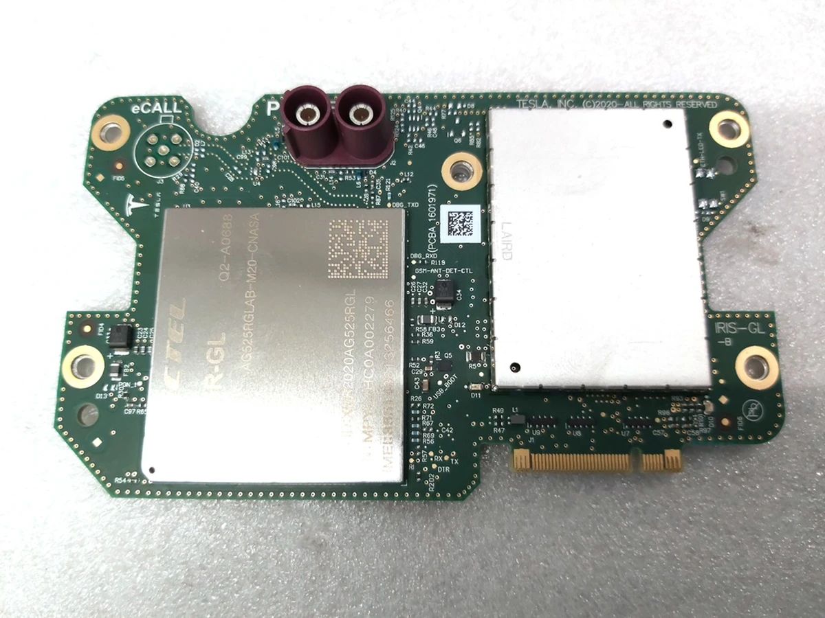4 PRINTED CIRCUIT BOARD ASSEMBLY - CONNECTIVITY MODULE Tesla Model S Feb 2021, Model X Mar 2021, Model 3, Model 3 Jan 2024, Model Y 1601971-S1-C
