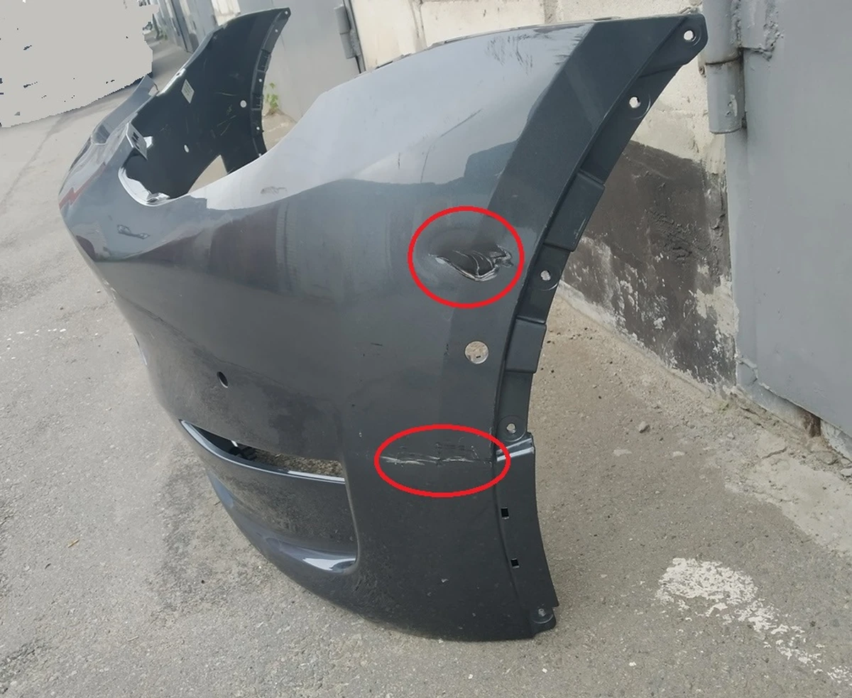1 Бампер передний PMNG с повреждением Tesla model Y 1493736-S4-A