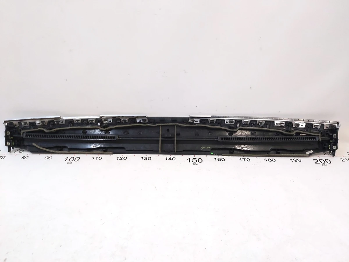 6 INSTRUMENT PANEL DECOR ASSEMBLY - LEFT HAND DRIVE - ALUMINUM with damage for Tesla Model 3, Model Y 1621493-00-A 1100567-00-F