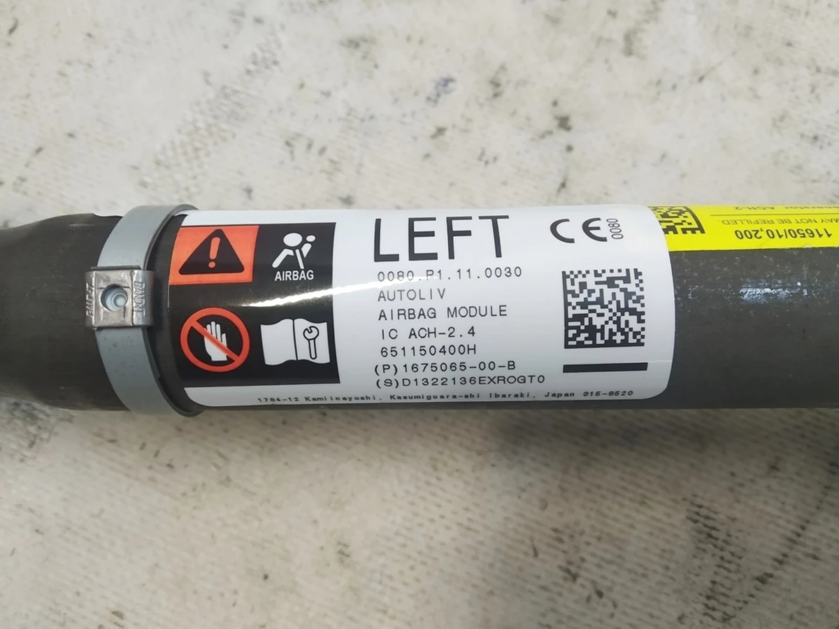 1 MY CURTAIN A/B LH restoration Tesla model Y 1675065-00-B