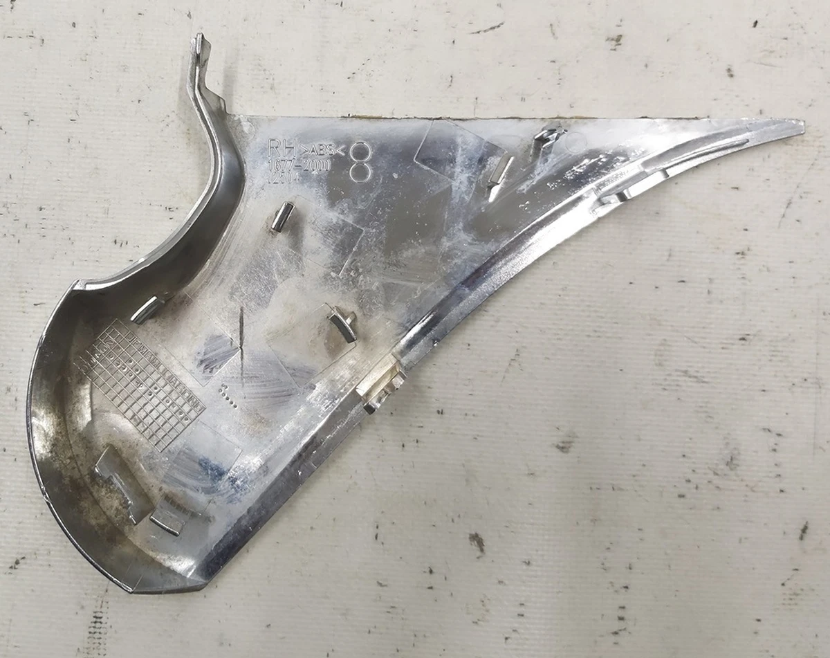 Right lower exterior mirror bracket cover 1677-2000 CHROME Tesla Model S, Model S REST 1041318-00-G