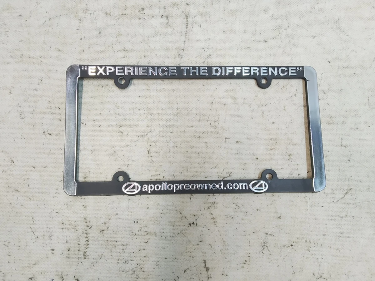 5 Рамка заднього номера (пластик) "EXPERIENCE THE DIFFERENCE" Tesla model Y 1703856-00-A