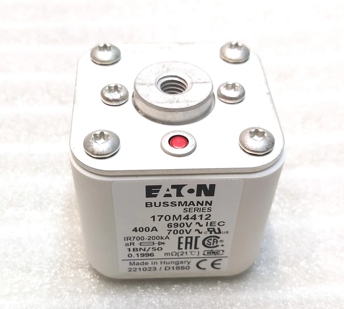 2 Запобіжник основної батареї 400A Bussmann 170M4412 Tesla model S 1019347-00-A
