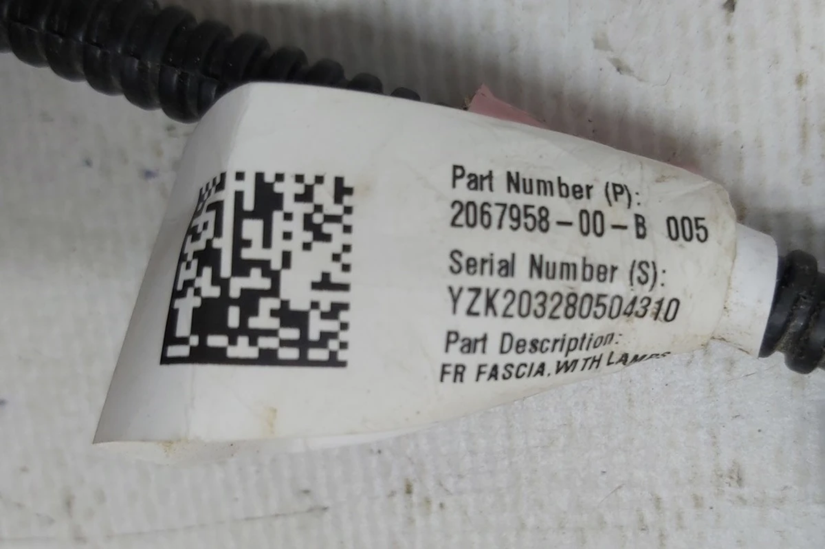 1 ASY,HARN,FR FASCIA,M3,PREM,FASCIA LAMPS FSD Tesla Model 3, Model 3 REST 2067958-00-B