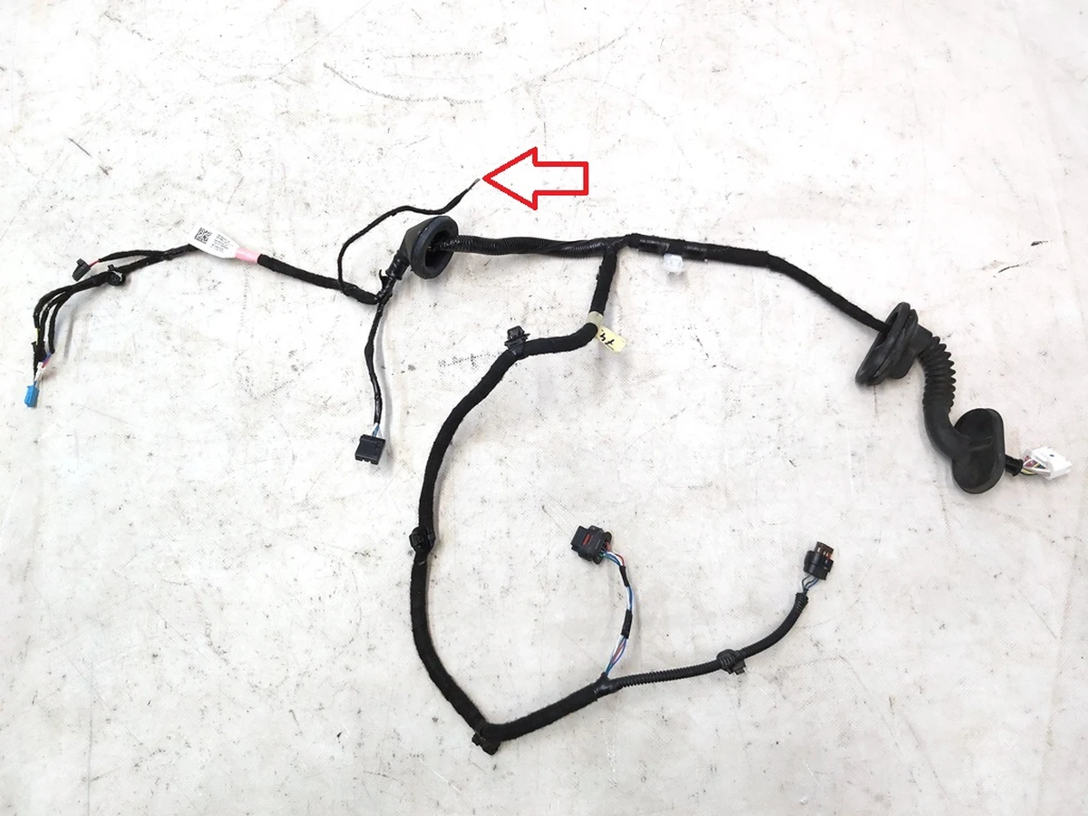 3 ASY,HARN,RR LH DOOR,M3,PREM with damage Tesla model 3 2067965-00-A