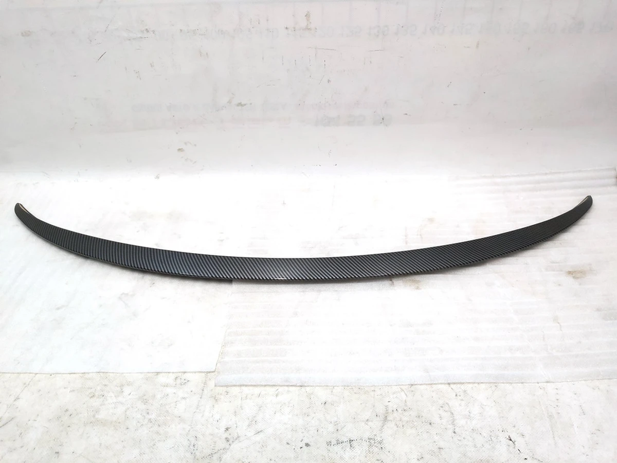 11 Спойлер декоративный крышки багажника (ляды) GLOSSY CARBON Tesla model 3 1081460-E0-D