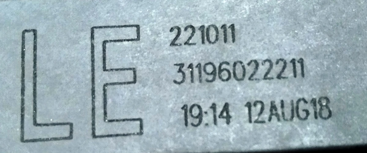 1 Mechanism for adjusting the position of the outside left mirror Tesla all models 1041317-00-G, 1110777-00, 1592031-00-F
