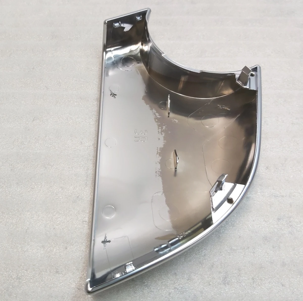 2 Cover mirror outside right lower 2287.3006 CHROME Tesla model 3 1110778