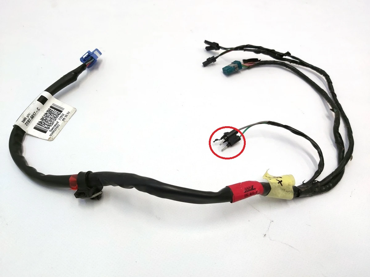 1 Електропроводка дзеркала зовнішнього лівого PREMIUM із пошкодженням Tesla Model 3 1592031-00-B