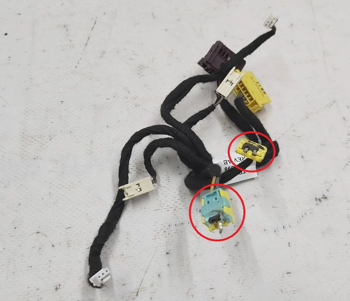 1 Проводка подушки безпеки водія REV AB Tesla Model S, Model S REST 2496698. 