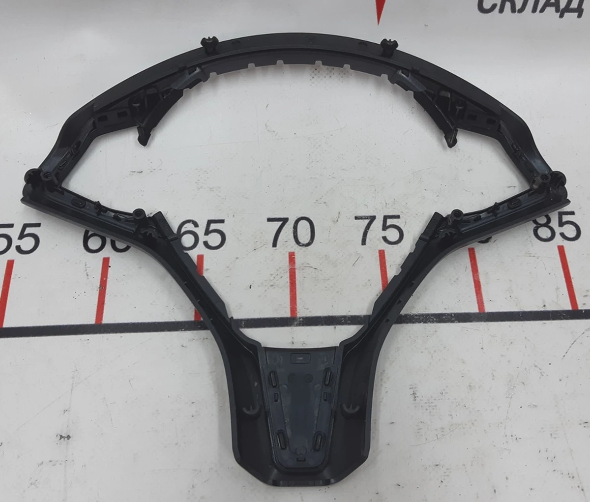 Корпус декоративный подушки безопасности водителя в сборе GRAY Tesla model S REST, model X 2507651-G