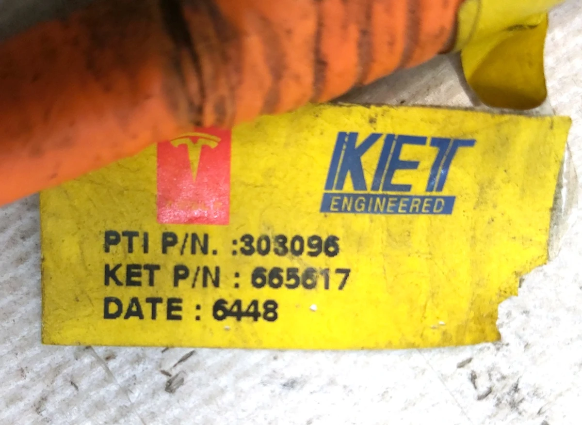 Кабель обогревателя основной батареи RWD AWD Tesla model S, model S REST 1009508-00