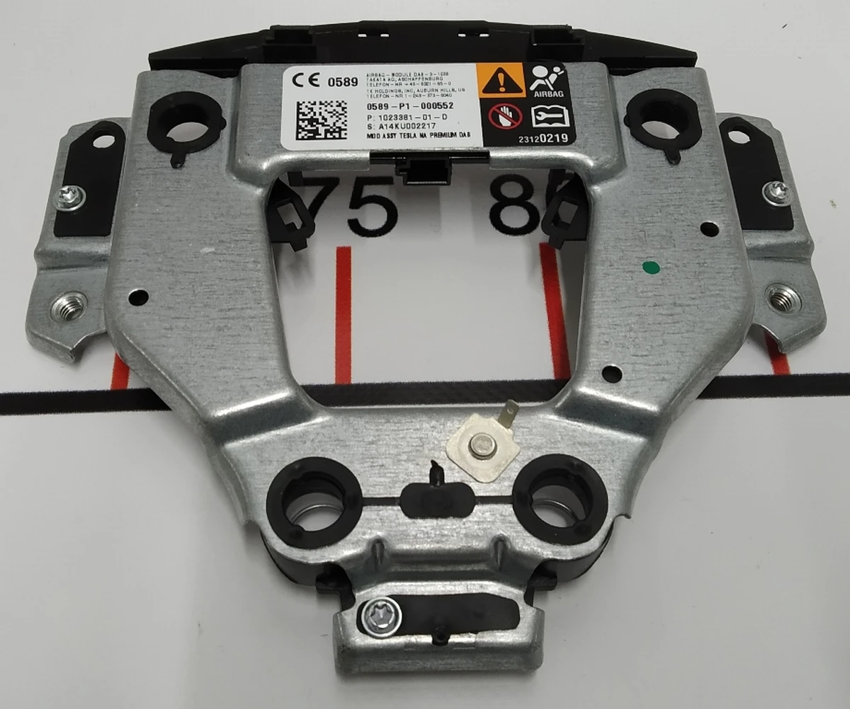 1 Кронштейн металевий подушки безпеки водія в зборі Tesla Model S, Model S REST, Model X 1456163, 1456211, 1474858