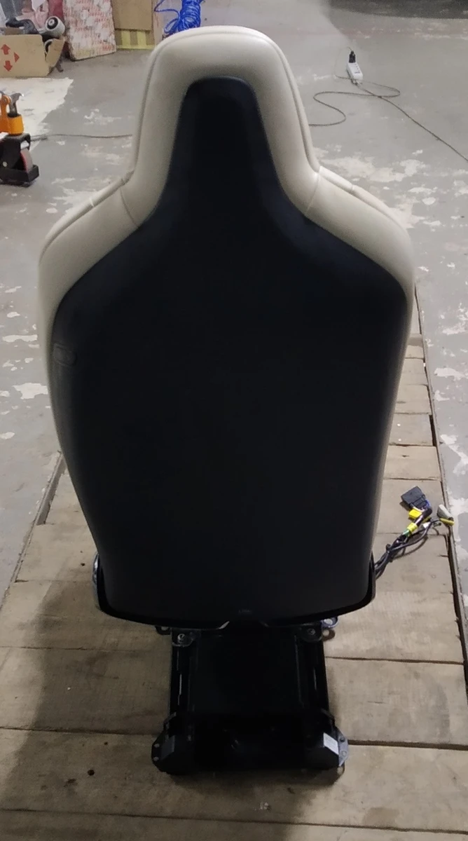 1 2nd Row Seat Left PUR CRM Travel Assembly (No Power Seat Tilt) Tesla model X 3123509-03-A