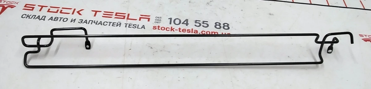 2 Кронштейн кріплення чохол-накладки нижньої спинки подвійного лівого сидіння 2-го ряду Tesla model X 3123713-03-A