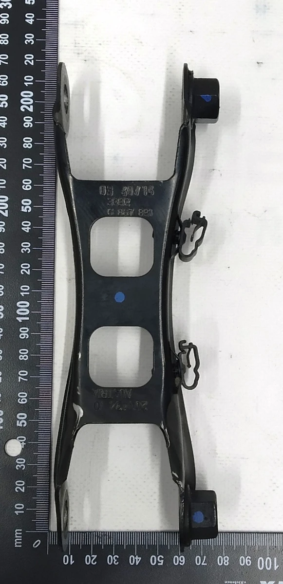 Left rear upper longitudinal arm assembly with screw nut and ABS sensor clips BMW i3 33306867881