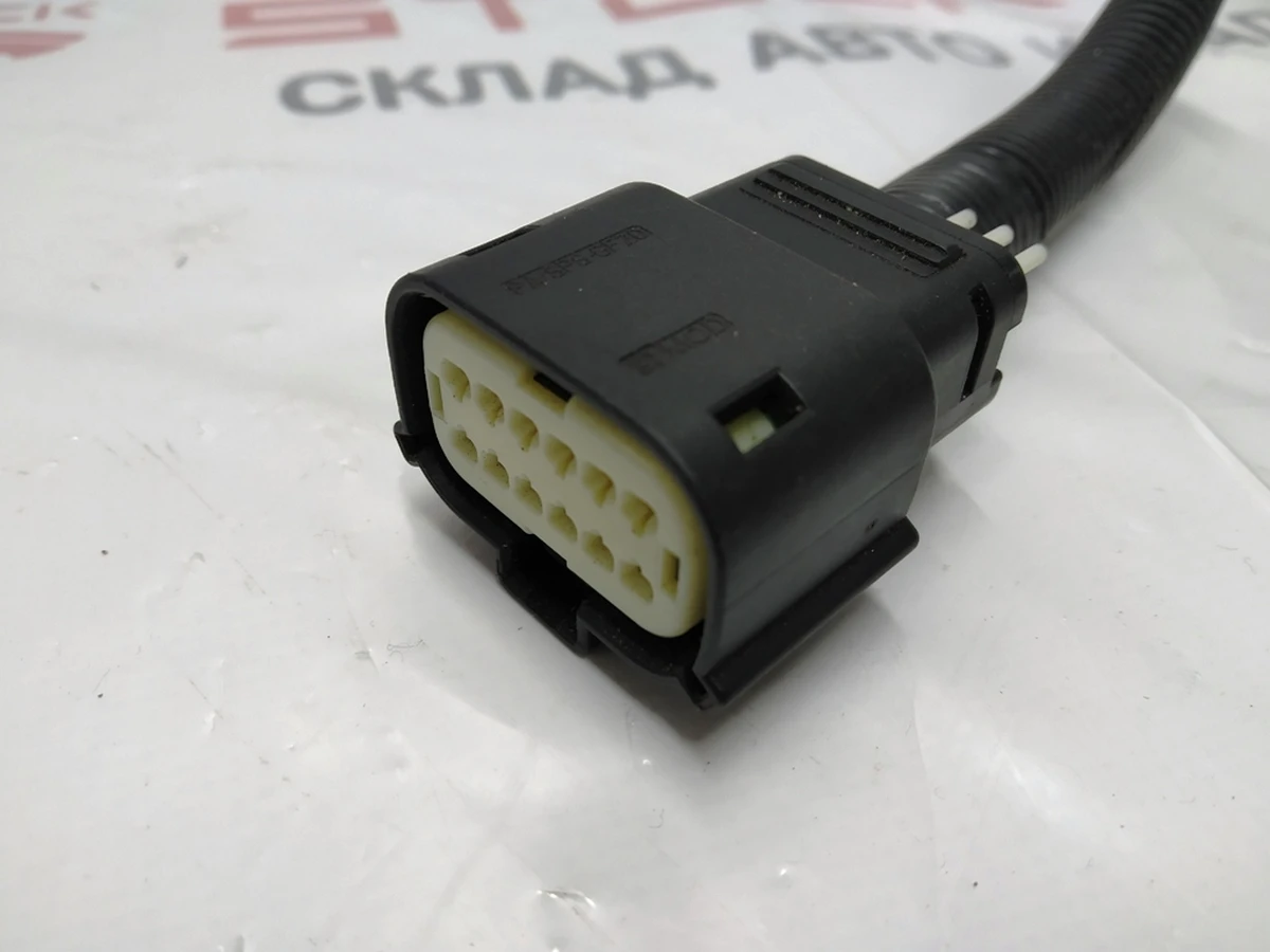 Роз'єм (фішка) проводки переднього бампера (x000/12pin) підключення до головної проводки Tesla model S REST 1004420-04