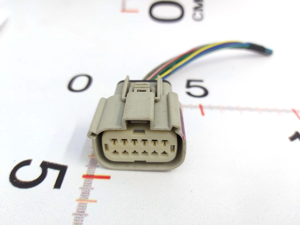 Connector (plug) for front bumper wiring (x000/12pin) for connection to the main wiring of Tesla Model S, Model S REST 1004416 1004420