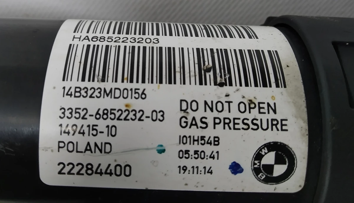 Spring strut, rear left assembly BMW I3 33526852232