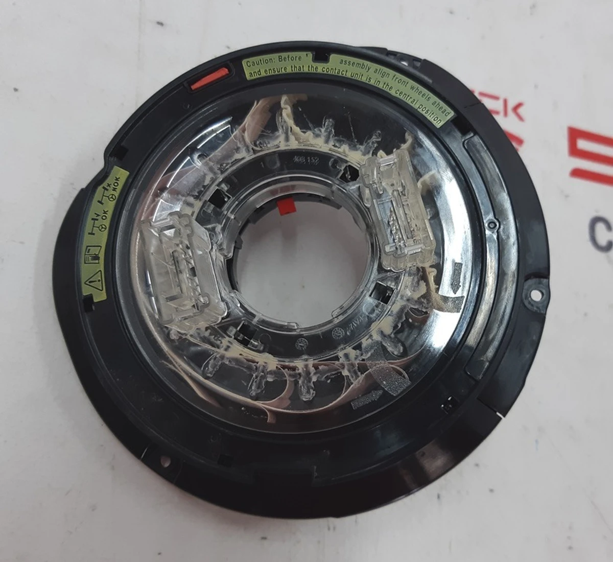 Блок положения руля (шлейф) с подогревом некондиция Tesla model X 408152-X