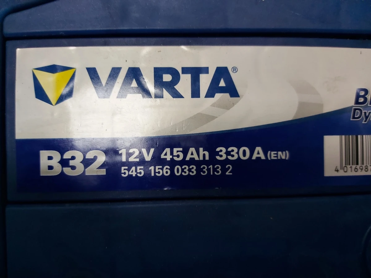 1 ASY,12V VARTA  6СТ-45 BLUE dynamic (B32)