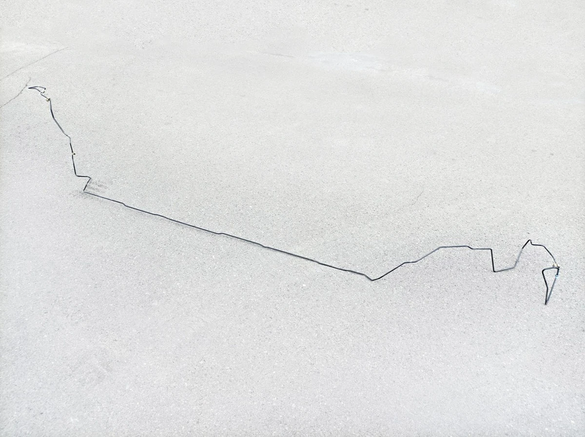 Brake pipe, rear left Audi E-tron 4KE614741D