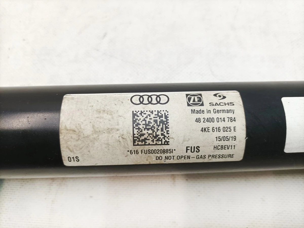 Gas-filled shock absorber with electronic control, rear left right, assembly Audi E-tron 4KE616025E