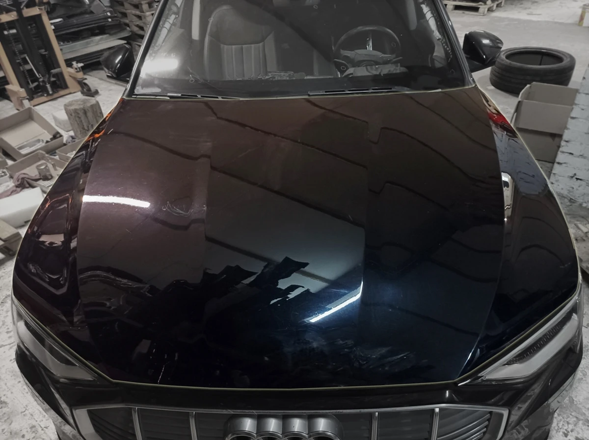 Hood Mythosschwarz Metallic LY9T Audi E-tron 4KE823029A