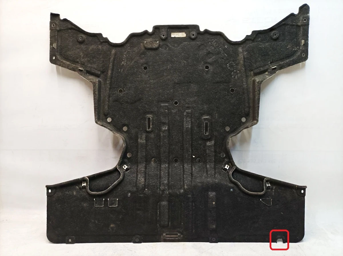 Underbody trim, rear axle with damage Audi E-tron 4KE825311C