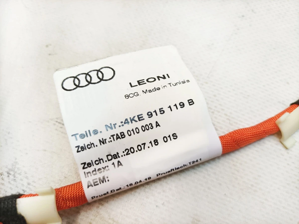 Wiring of high-voltage battery Audi E-tron 4KE915119B