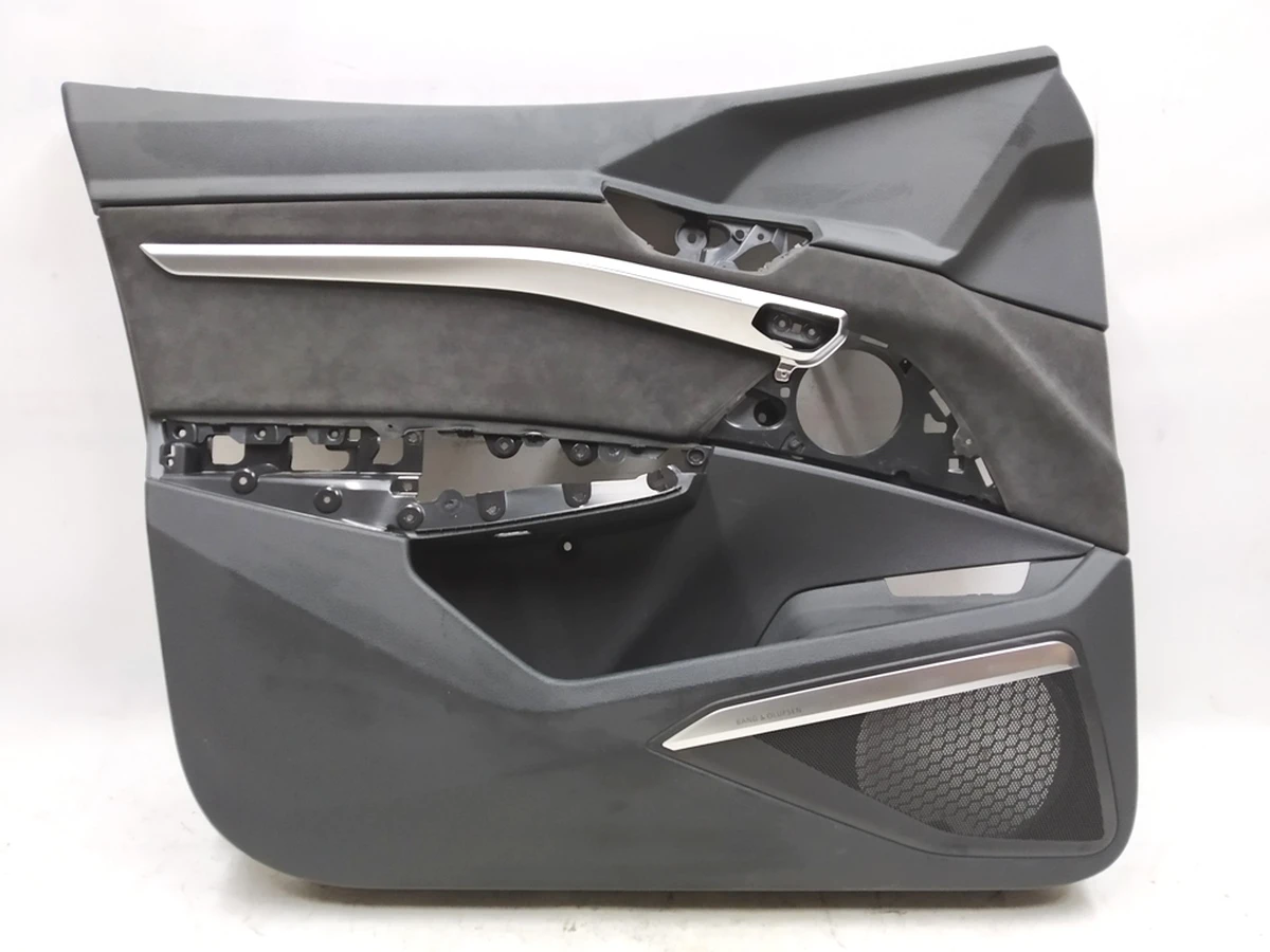 Front left (Alcantara) door card assembly with backlight and overlays Audi E-tron 4KL867103F