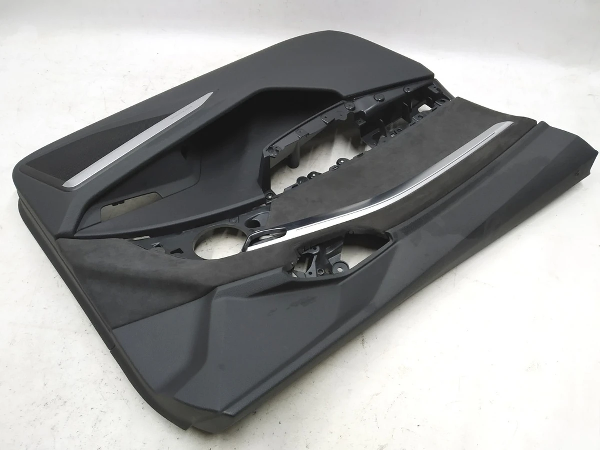 Front left (Alcantara) door card assembly with backlight and overlays Audi E-tron 4KL867103F