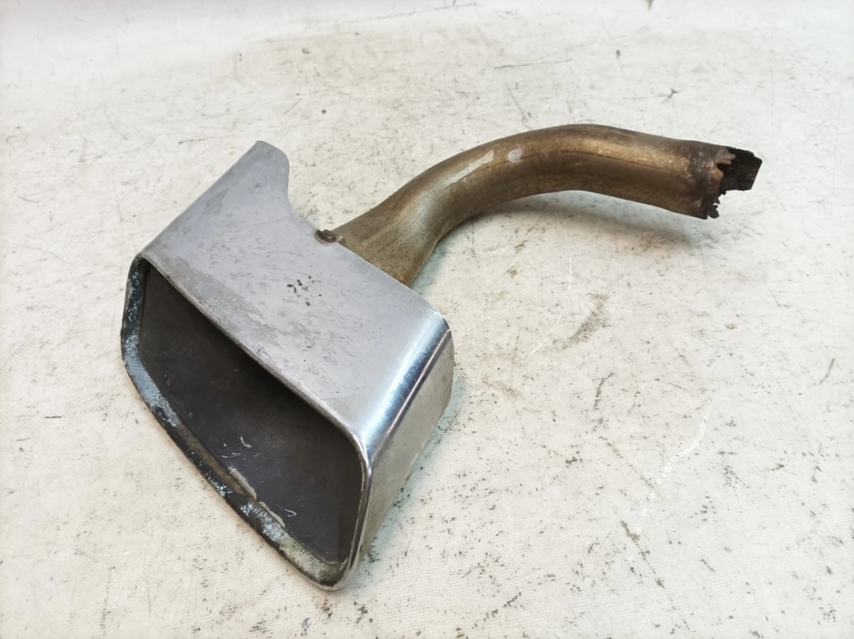 Trim muffler pipe tip right with damage Audi Q7 4M0253682K