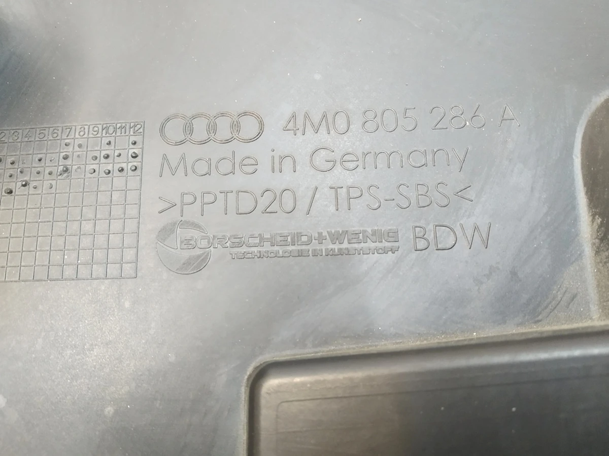 Накладка фари підкапотного простору права Audi Q7 4M0805286A