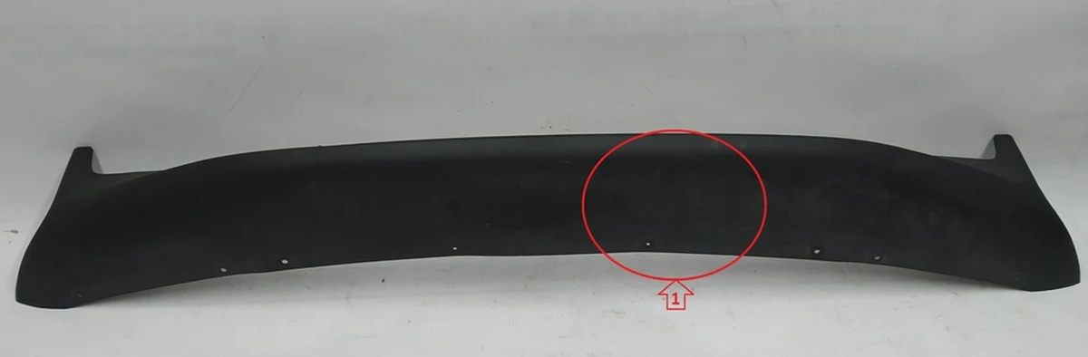 Front lower bumper cover (lip) damaged BMW i3 51117296817