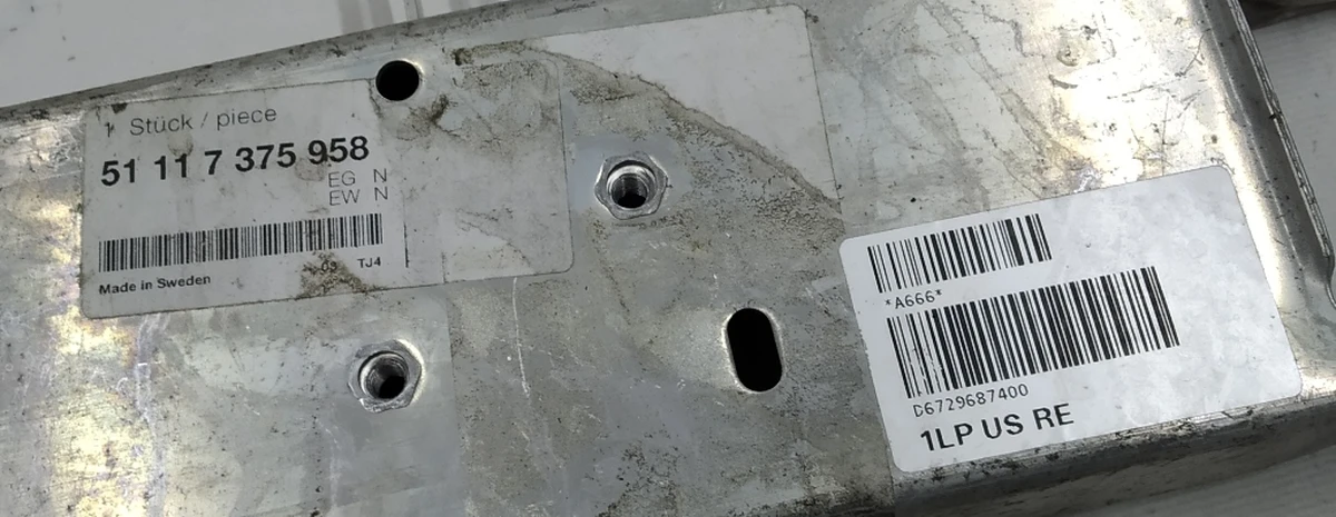 Deformation element, front right BMW I3 51117375958