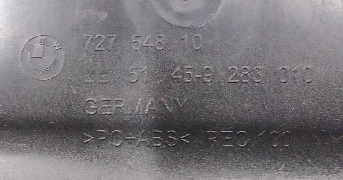 Glove box assy DALBERGIA BRAUN BMW I3 51169283006