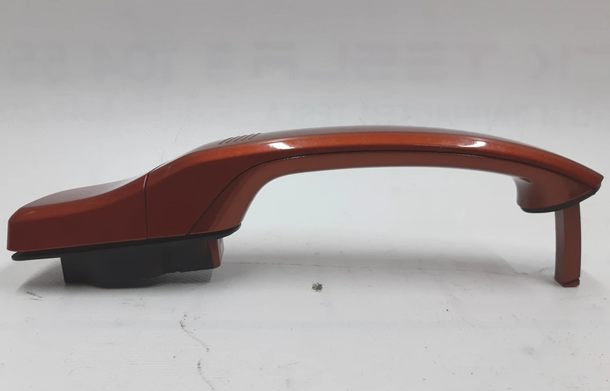 Handle bracket, left prime-coated with protective cap B78 (Solar Orange Metallic) BMW I3 51217408381