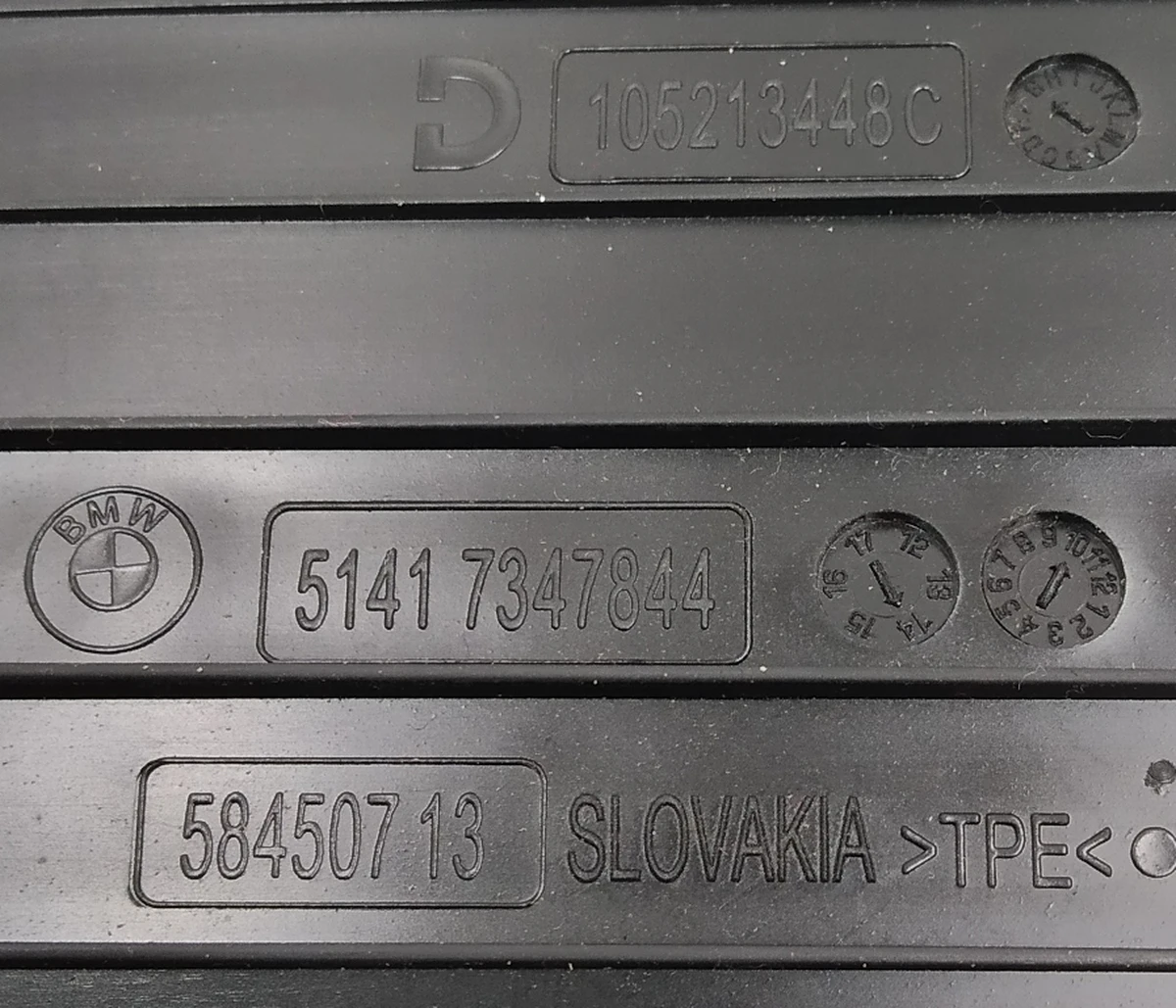 Door pocket mat, front right BMW i3 51417347844