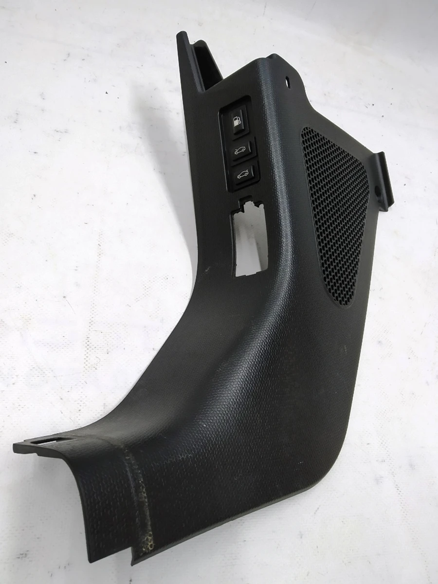 Облицювання порогу стійки А нижня ліва в зборі з кнопками відкриття багажника капота паливного люка BMW i3 51437272417