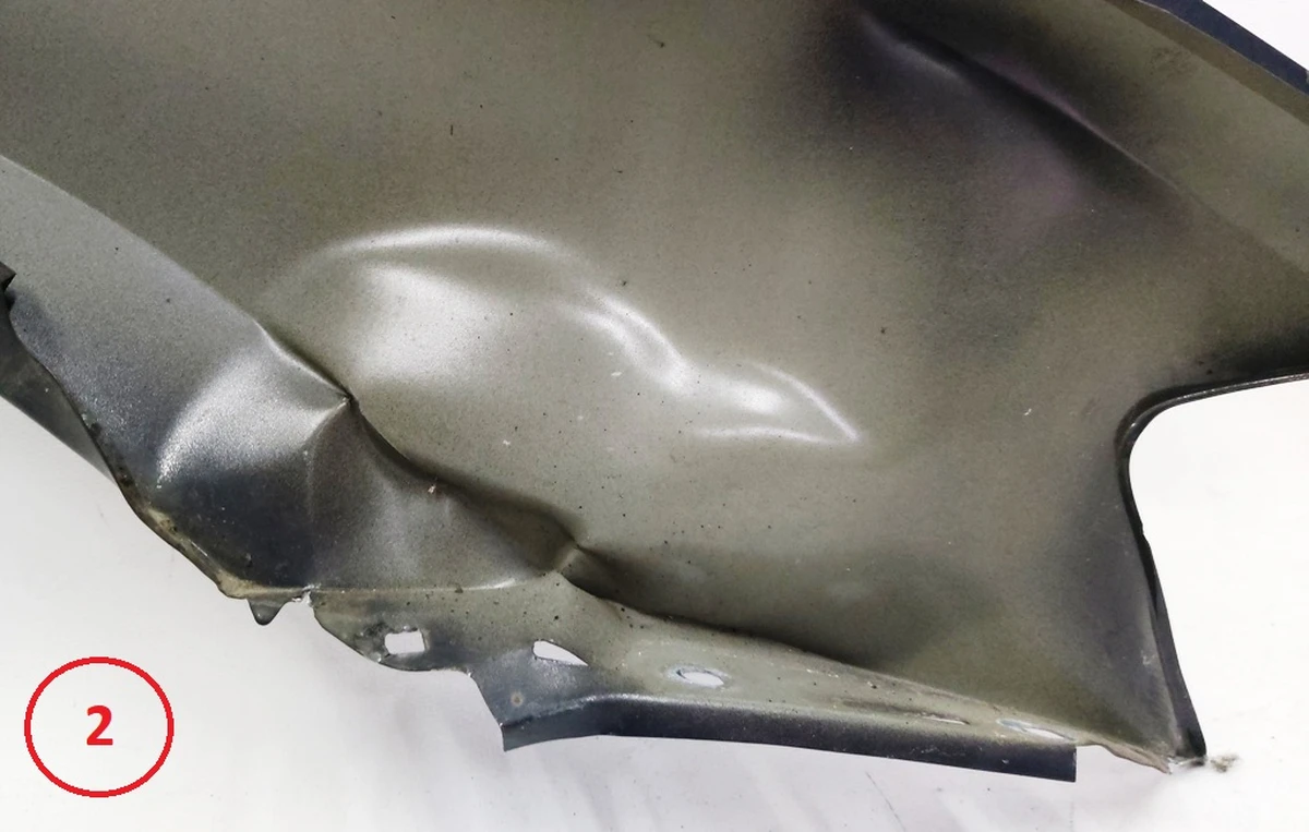 Front left fender with damage VW E-GOLF 5G0821105A