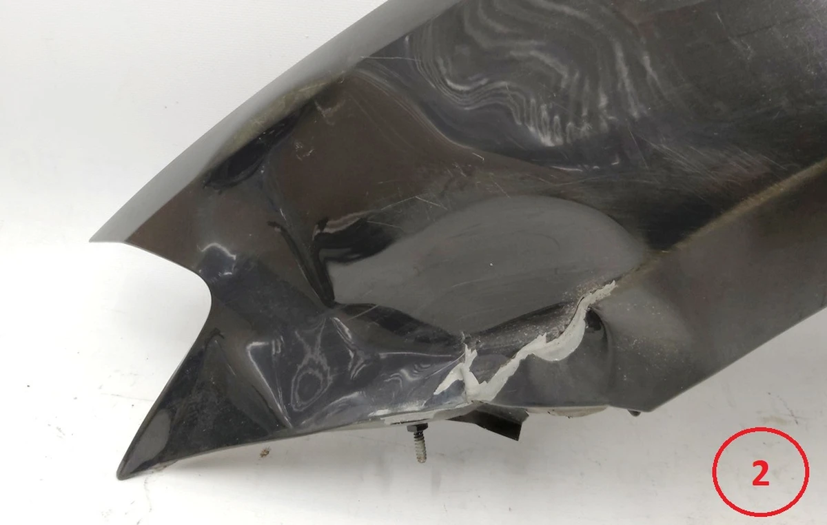 Front left fender with damage VW E-GOLF 5G0821105A