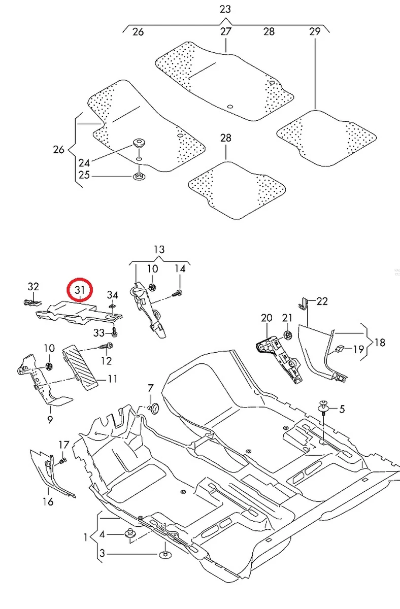 Накладка для панелі приладів ліва PЛ титаново-чорна 5G1863081C82V Volkswagen E-GOLF