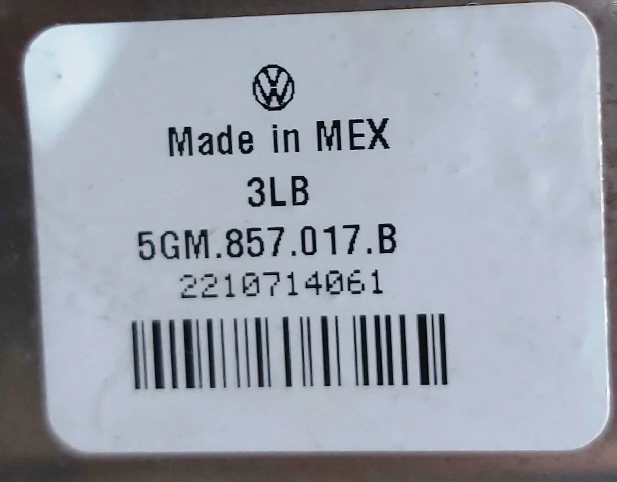 Torpedo mounting frame 5GE857017 Volkswagen E-GOLF