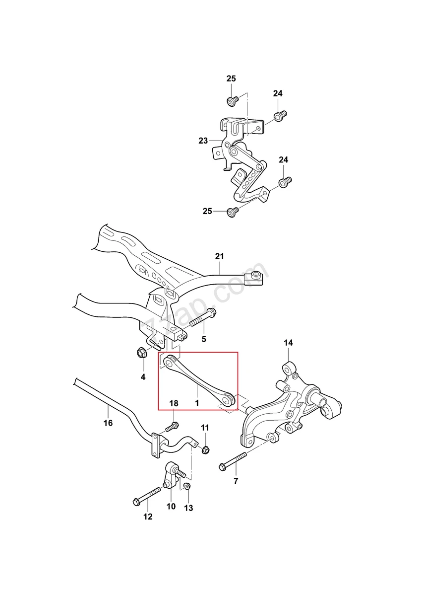 Поперечна рульова тяга права / ліва Volkswagen E-GOLF 5Q0501529C
