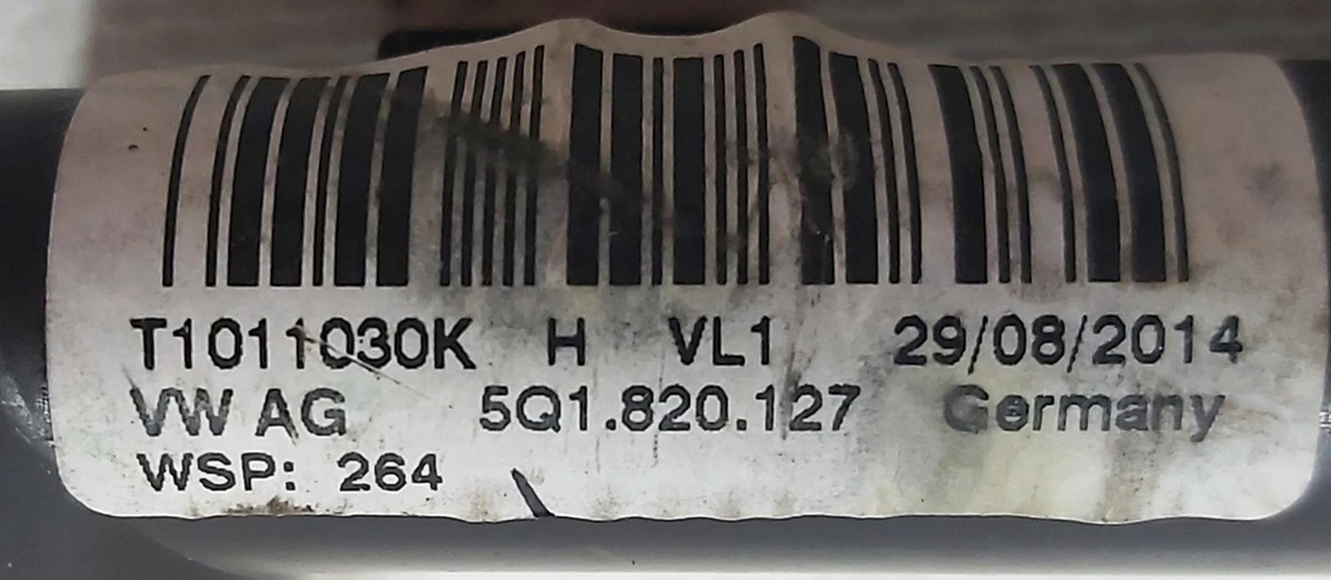 Зливний шланг кондиціонера 5Q1820127 Volkswagen E-GOLF