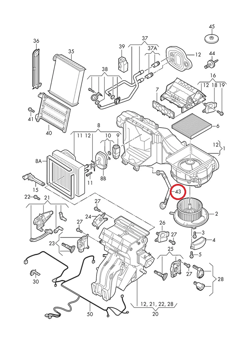 Зливний шланг кондиціонера 5Q1820127 Volkswagen E-GOLF